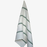 Stripe Tea Towel Green