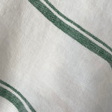 Stripe Tea Towel Green