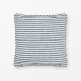 Linen Cushion Candy Stripe Blue