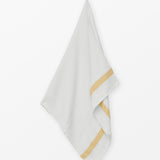Linen waffle towel - Yellow Stripe