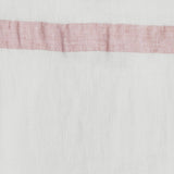 Linen waffle towel - Pink Stripe