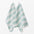 turquoise striped linen towels