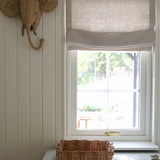 Roman Blinds Beige Linen