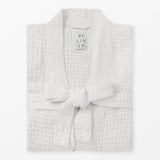 Waffle Bathrobe White
