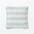 Turquoise striped linen cushion cover