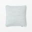 Turquoise striped linen cushion cover