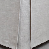 Linen Bed Skirt Beige