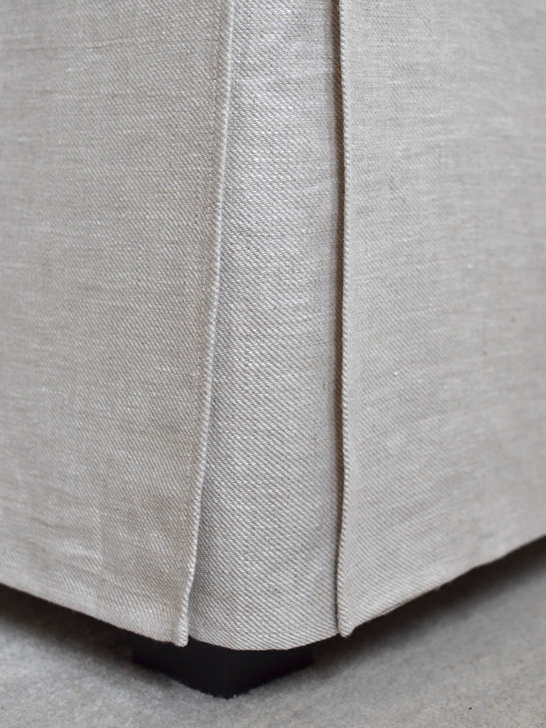 Linen Bed Skirt Beige