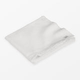 Fringed Linen Tablecloth White