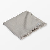 Fringed Linen Tablecloth Beige