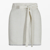 Gingham förkläde Beige